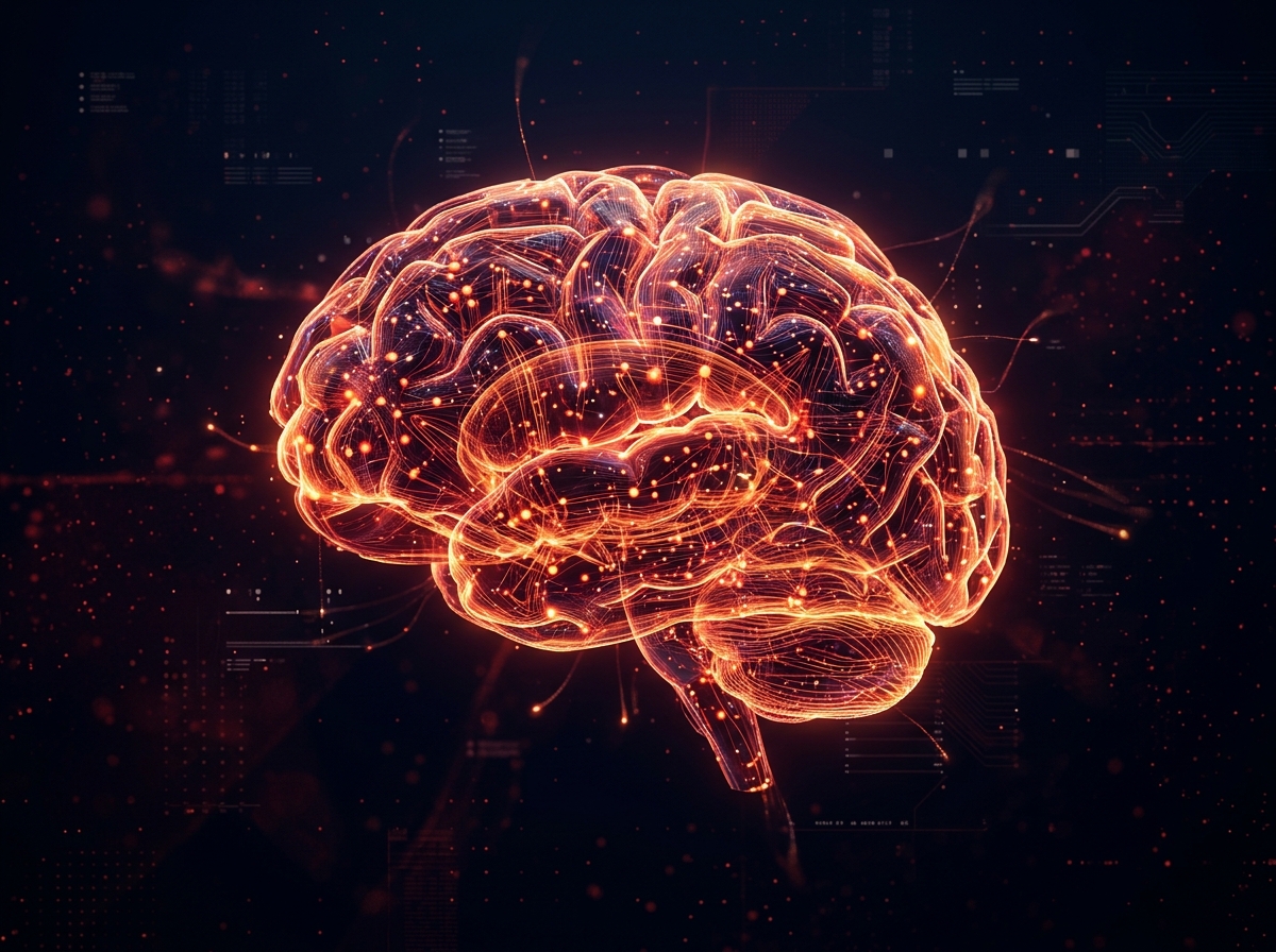 Autonomous AI Neural Network Illustration